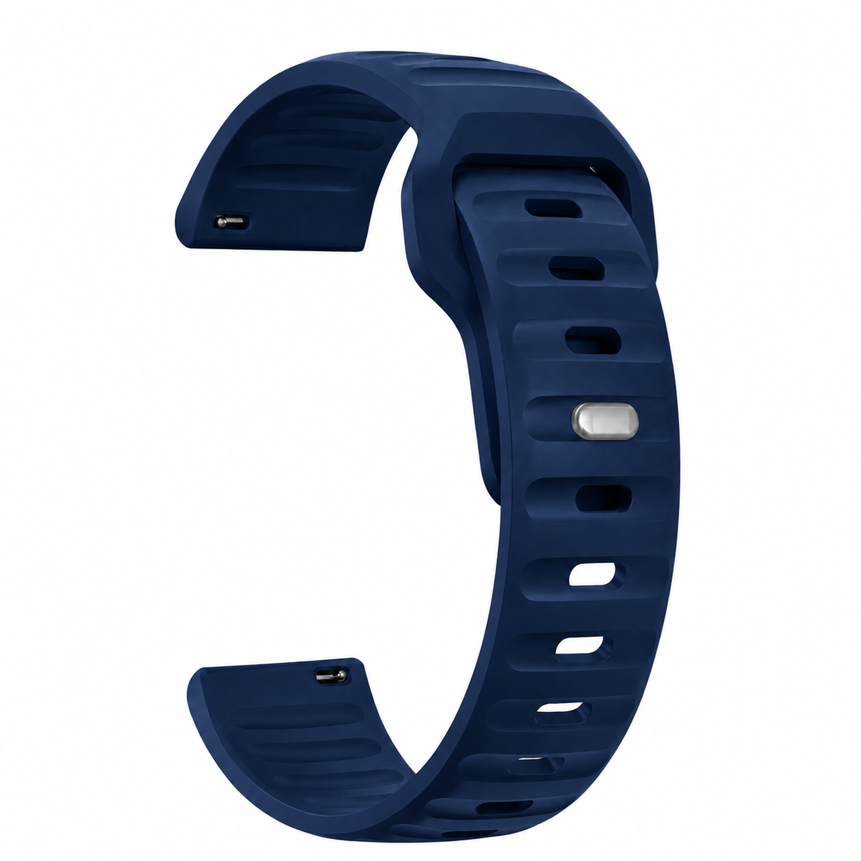 Navy Blue Active FKM Rubber Strap for Seiko Alpinist (20mm