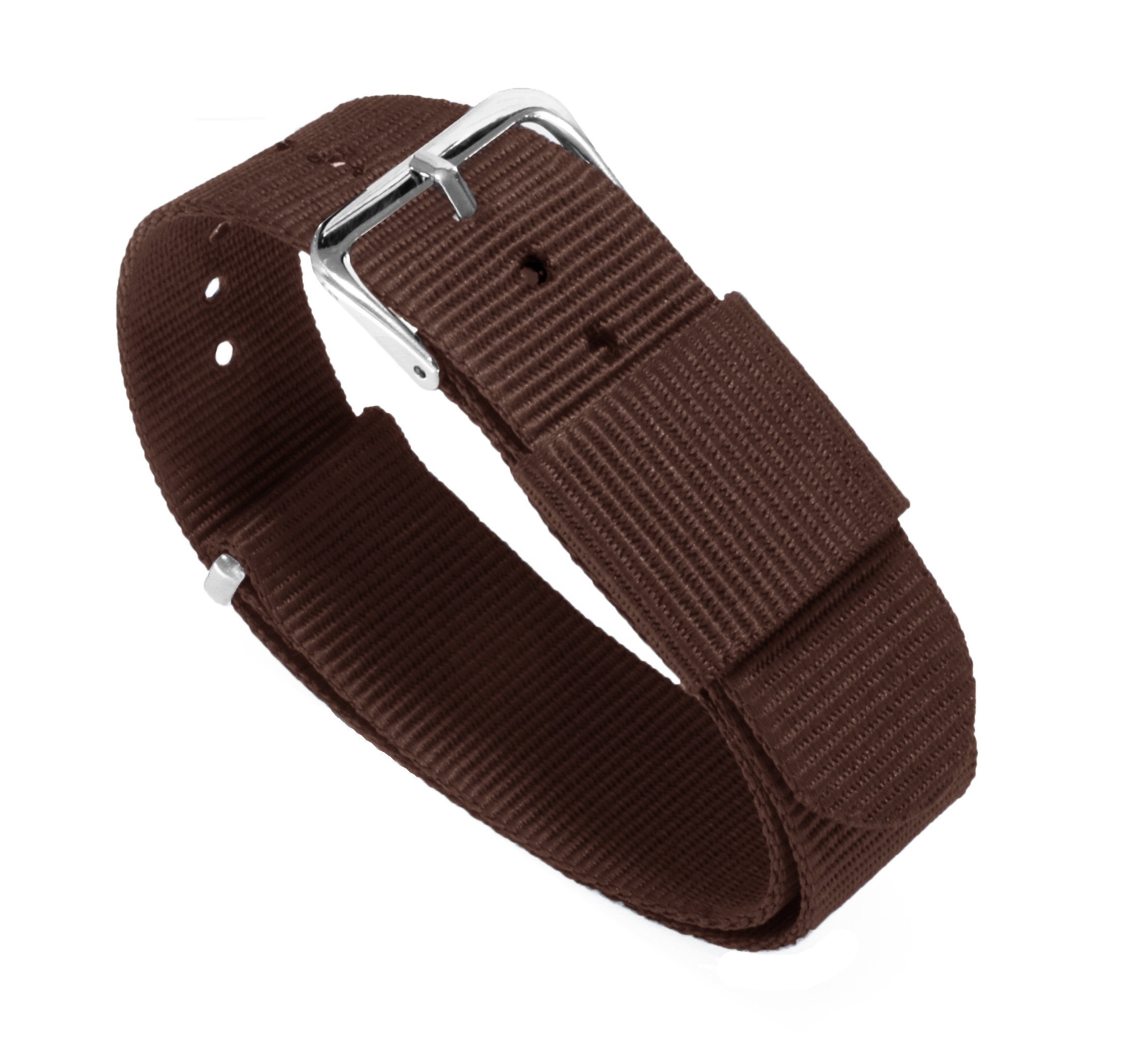 Brown NATO¨ style Strap | Chocolate Brown Nylon Watch Band